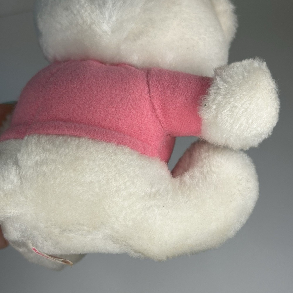 Russ Luv Pets White Kitty w/tags Cat Shirt Funny Saying Plush Collectible 7" - Picture 8 of 10